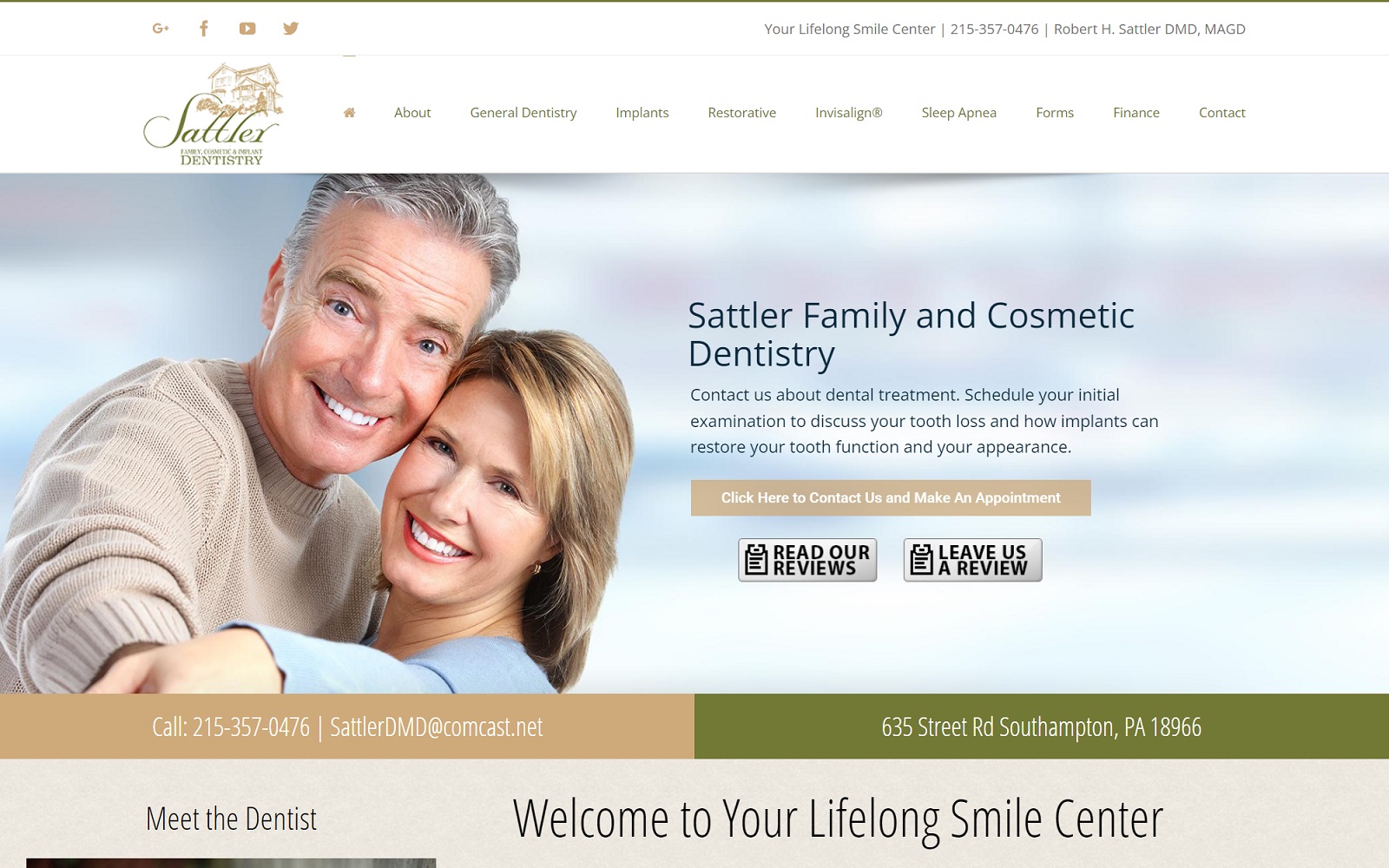 sattlerfamilydentistry.com screenshot