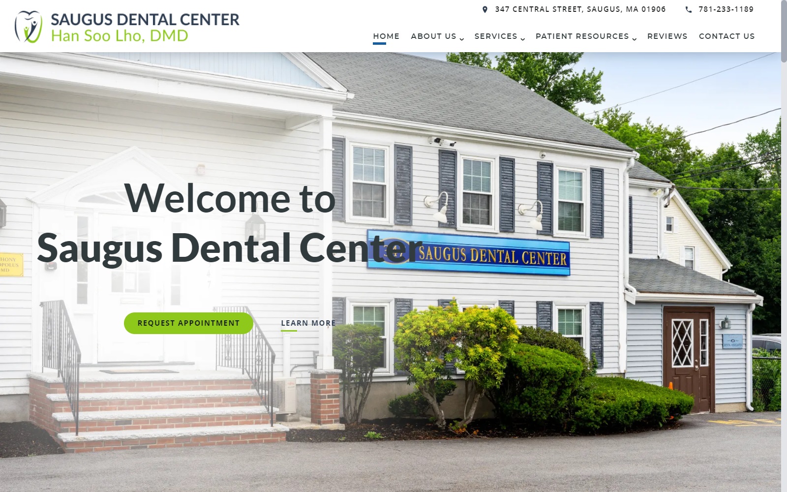 saugusdentalcenter.com screenshot