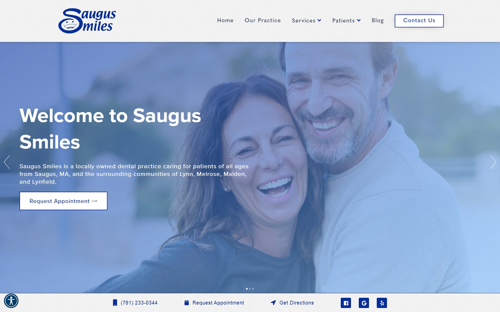 saugussmiles.com screenshot