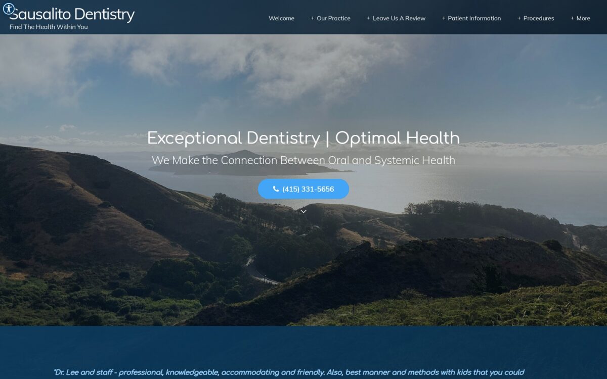 sausalitodentistry.com screenshot