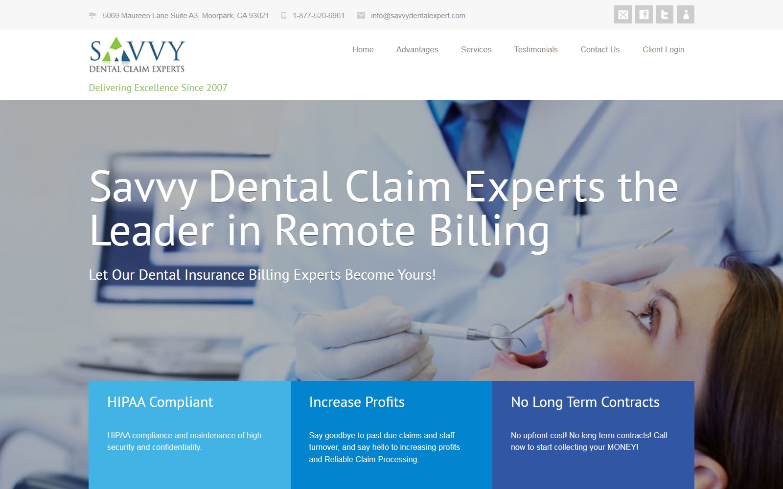 savvydentalexpert.com screenshot