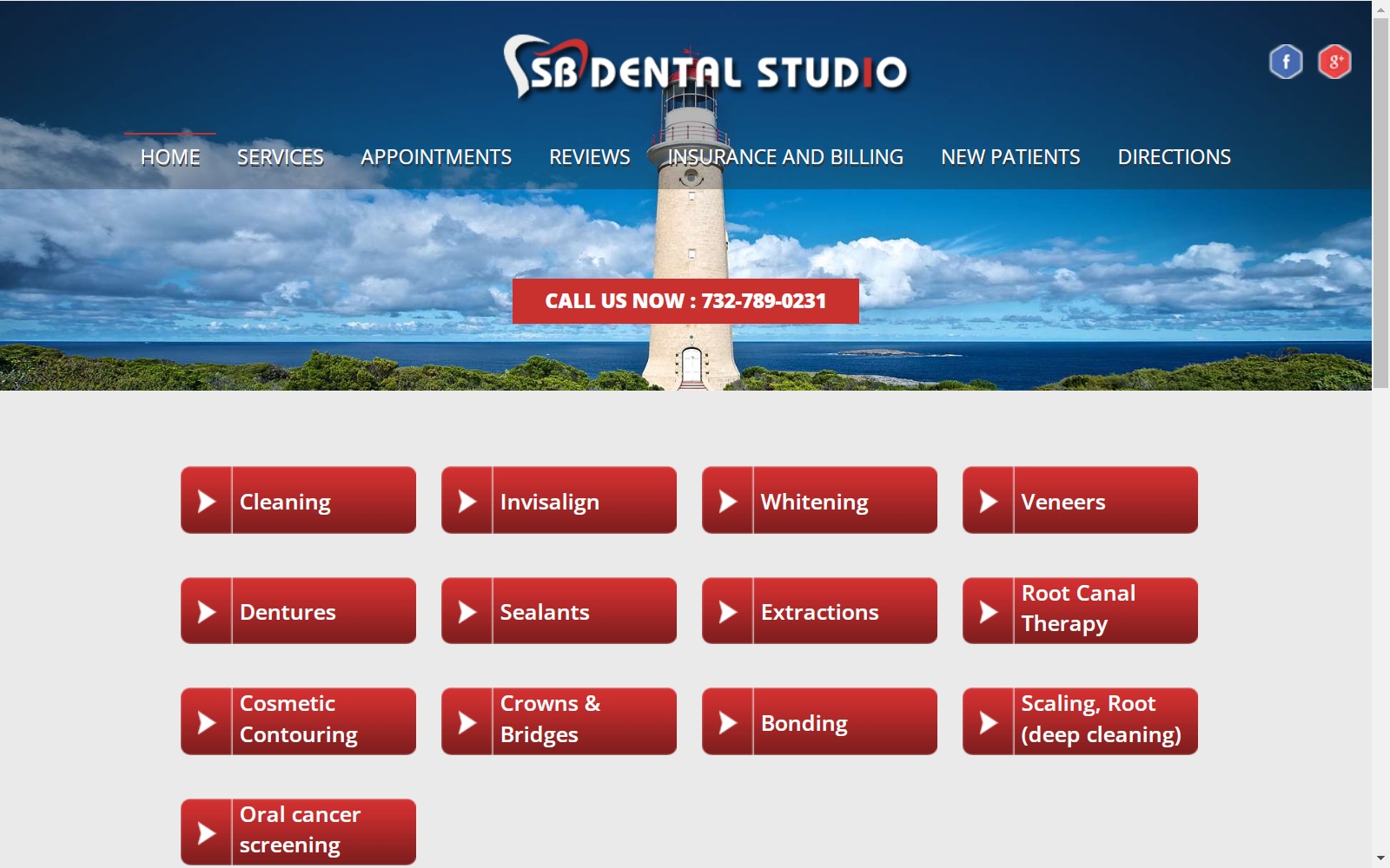 sbdentalstudio.com screenshot