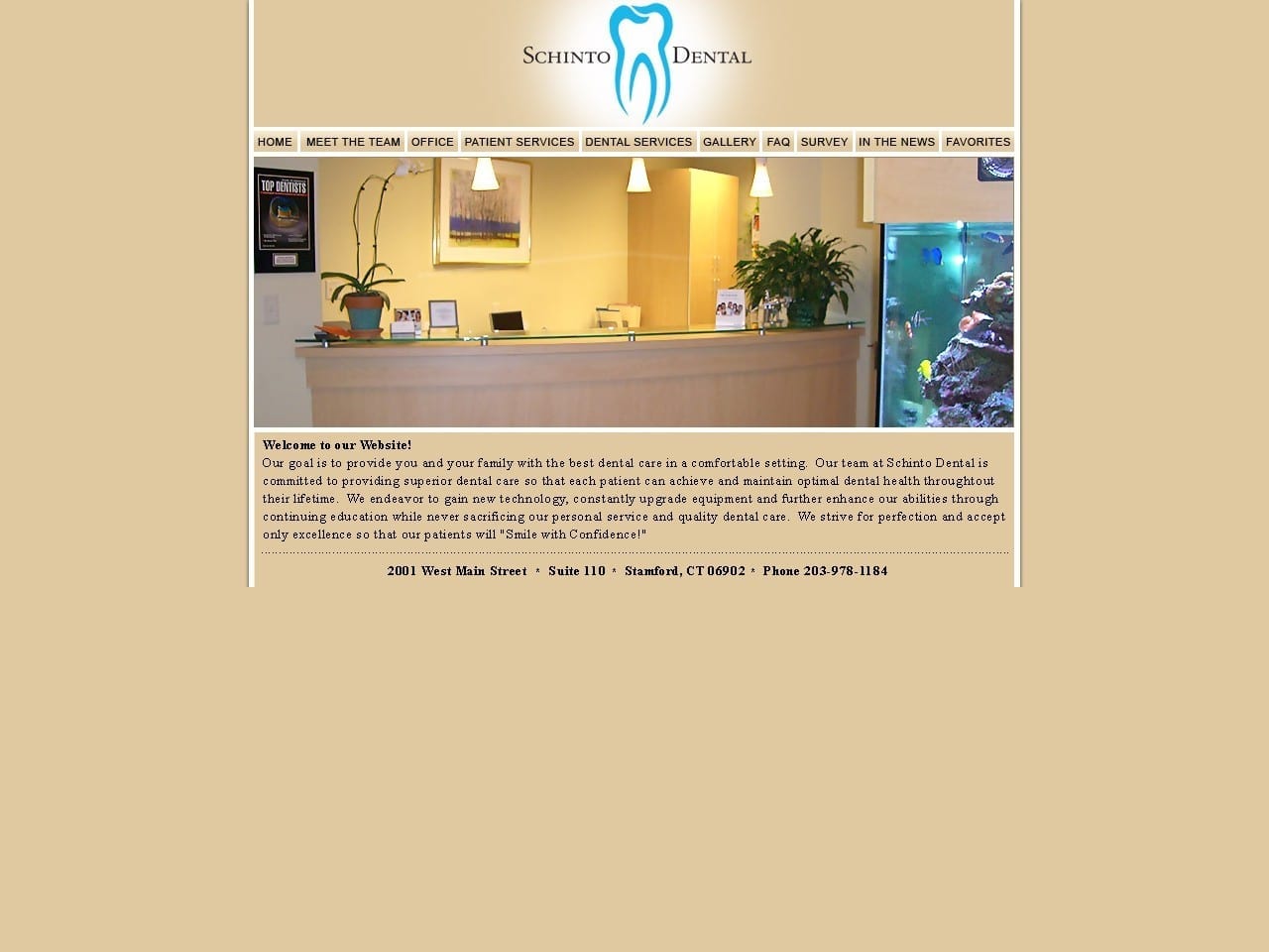 Schinto Dental Schinto III John J DDS Website Screenshot from schintodental.com