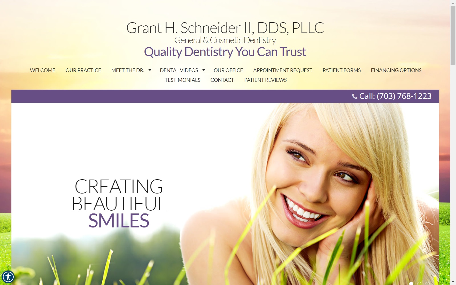 schneiderdental.com screenshot