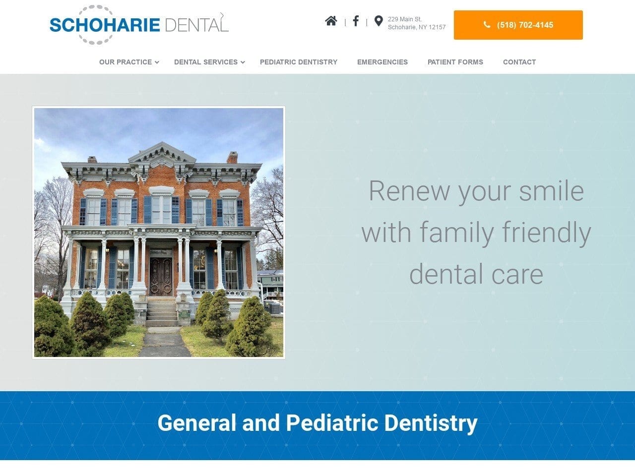 Schoharie Dental PLLC Website Screenshot from schohariedentalny.com