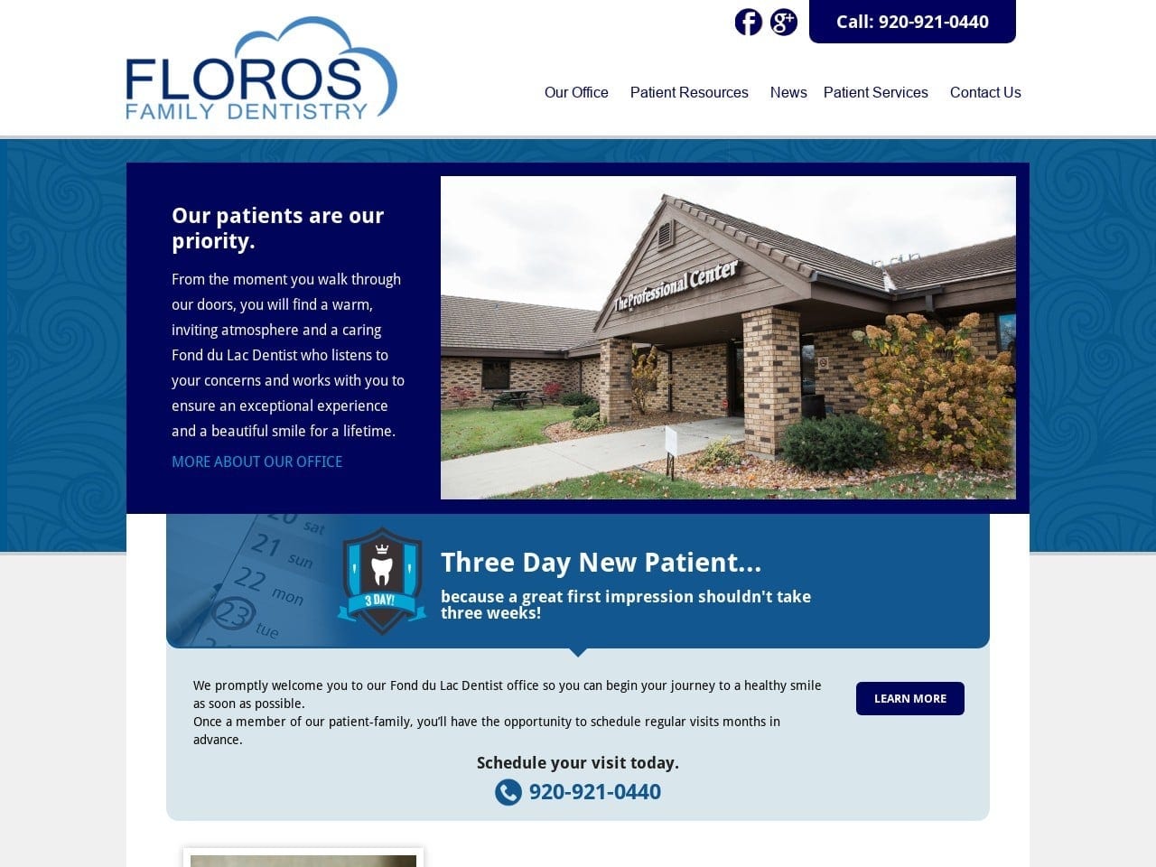 Kenneth J. Scholz Dds Family Dentist Website Screenshot from scholzdds.com