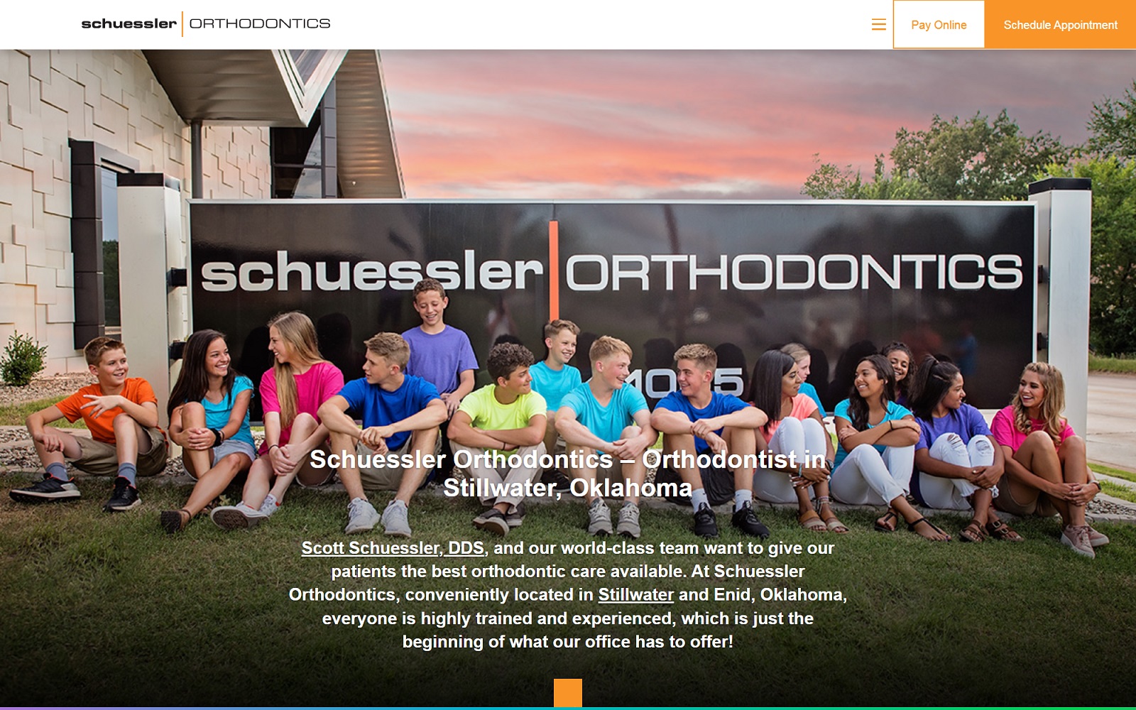 schuesslerortho.com screenshot