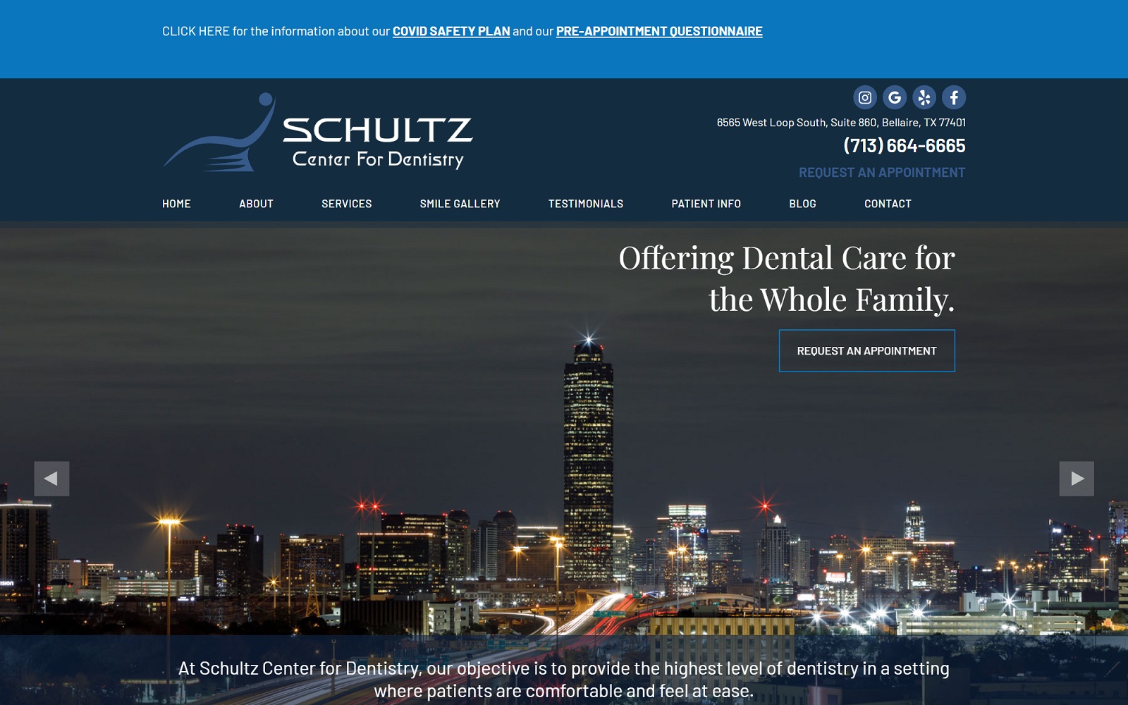 schultzsmiles.com screenshot