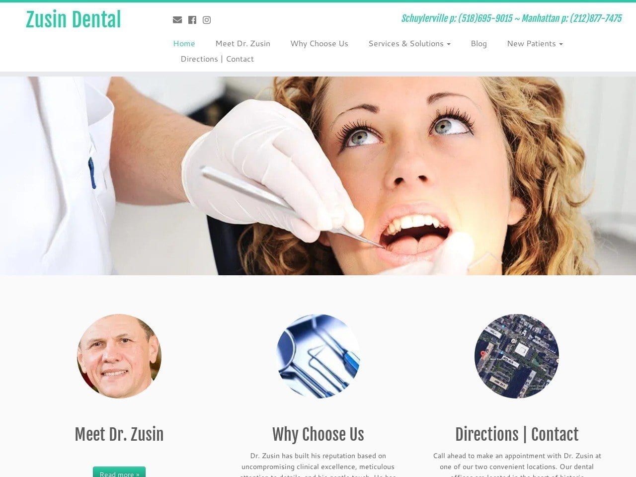 Schuylerville Dentist Website Screenshot from schuylervilledentist.com