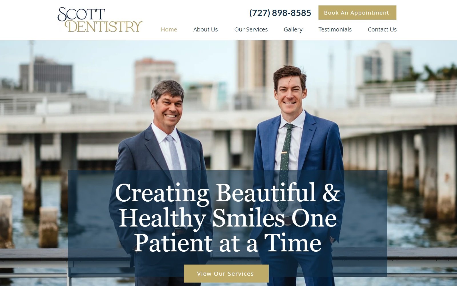 scottdentistrystpete.com screenshot