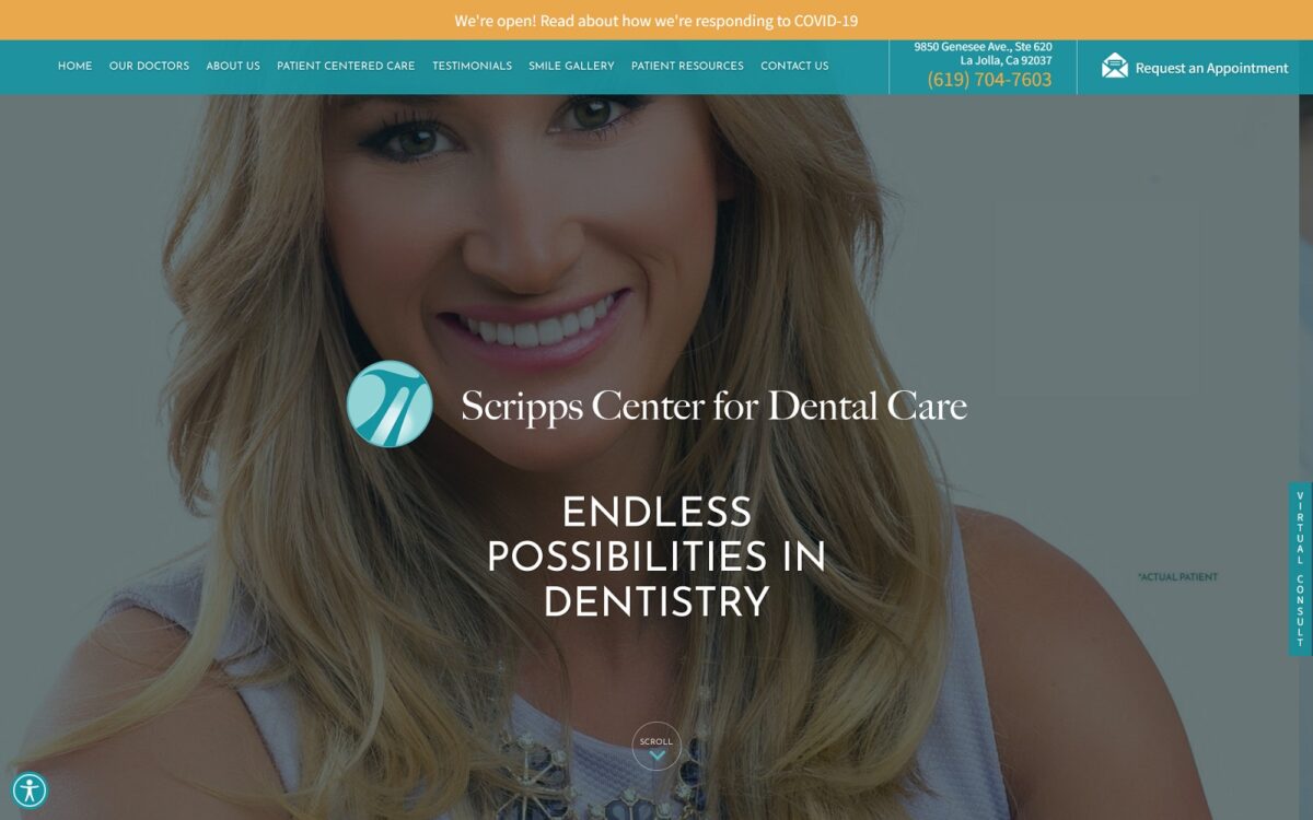 scrippsdentalcare.com screenshot