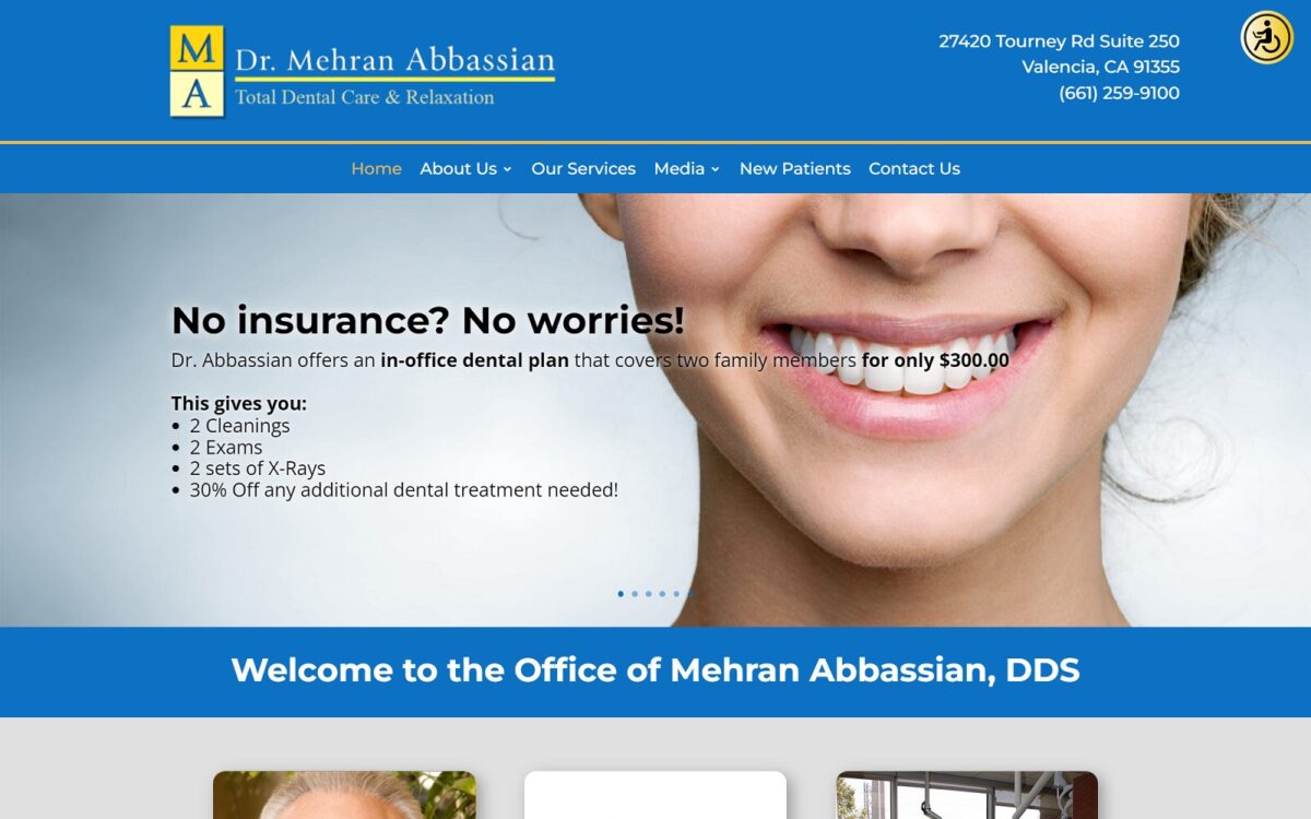 scvdentist.com screenshot