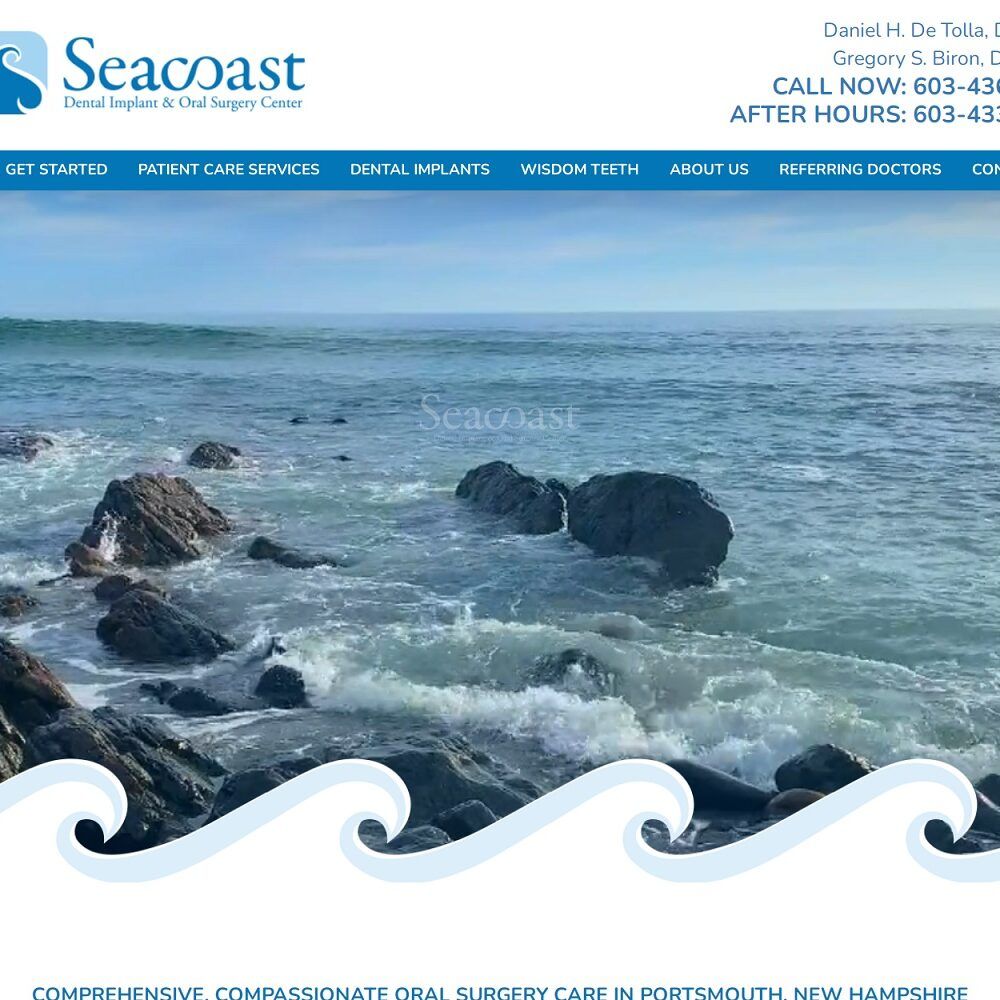 seacoastoralsurgeryportsmouth.com screenshot