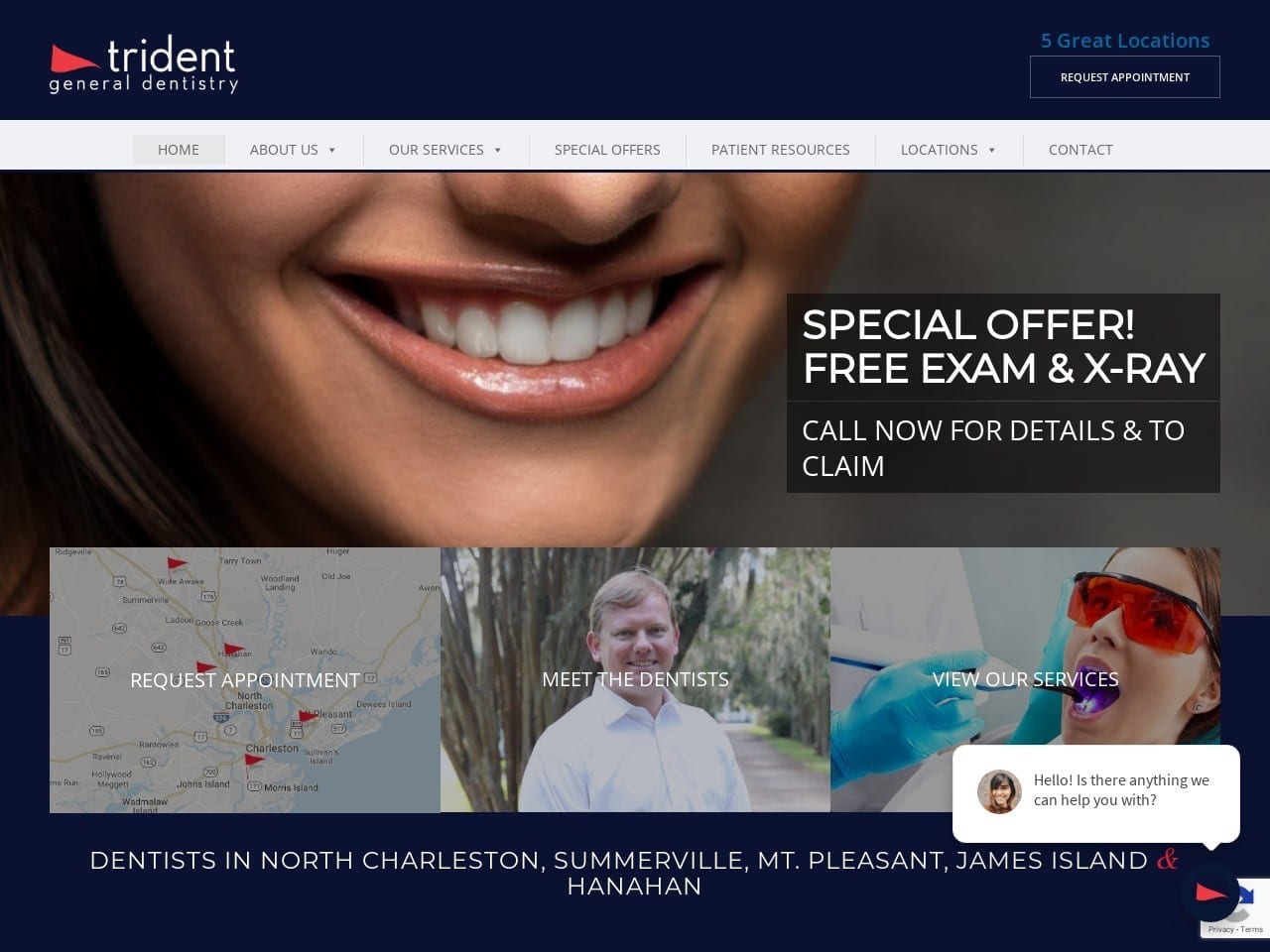 Sea Island Family Dentistry Website Screenshot from seaislandfamilydentistry.com