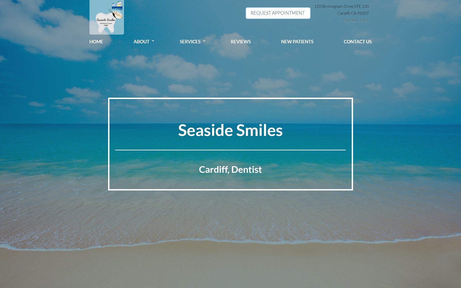 seasidesmilesdmd.com screenshot