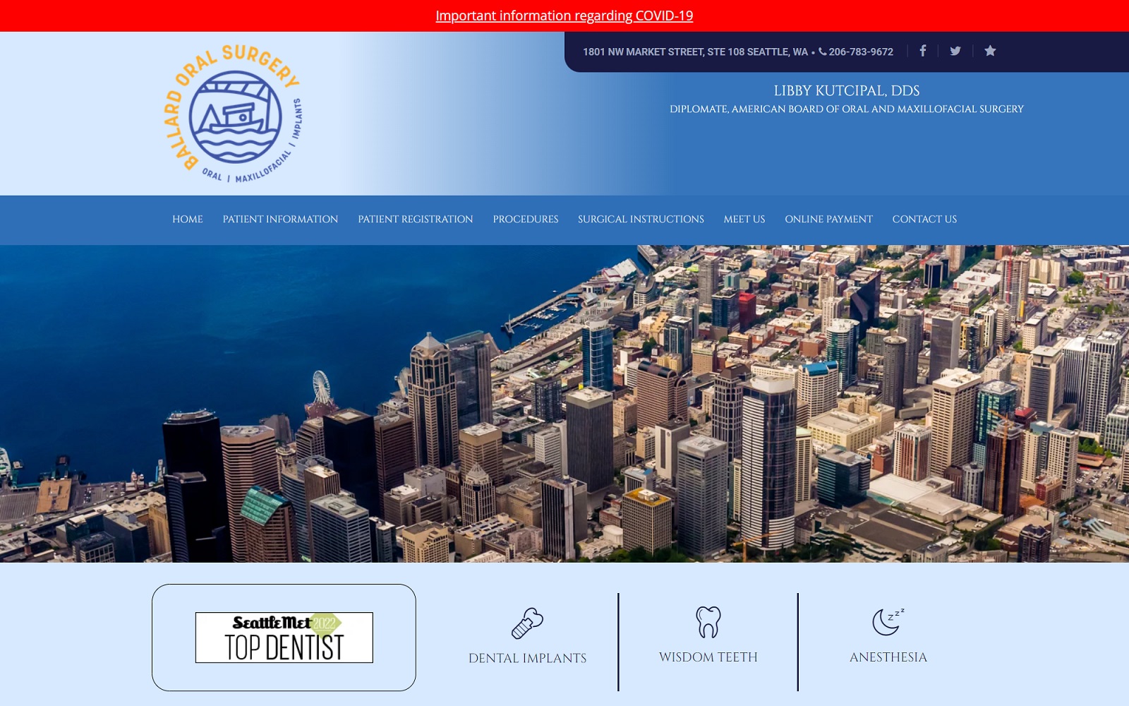 seattleoralsurgeon.com screenshot