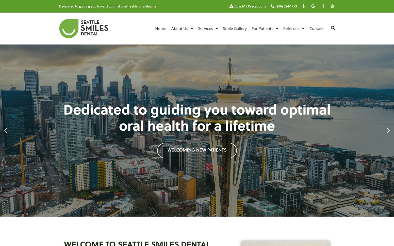 seattlesmilesdental.com screenshot