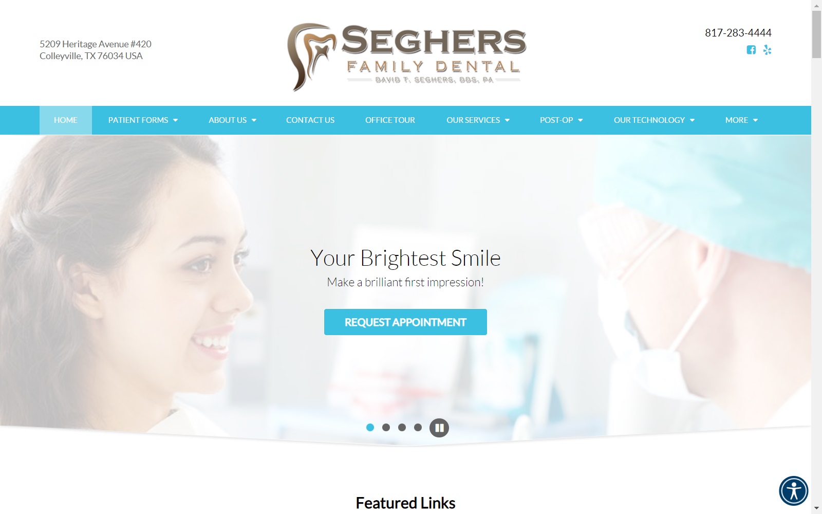 seghersfamilydental.com screenshot