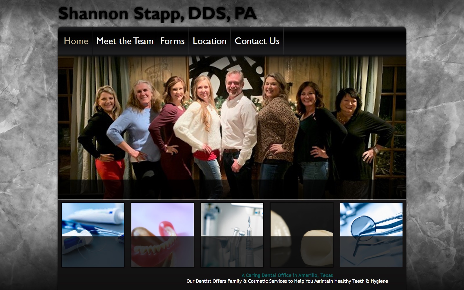 shannonstappdds.com screenshot