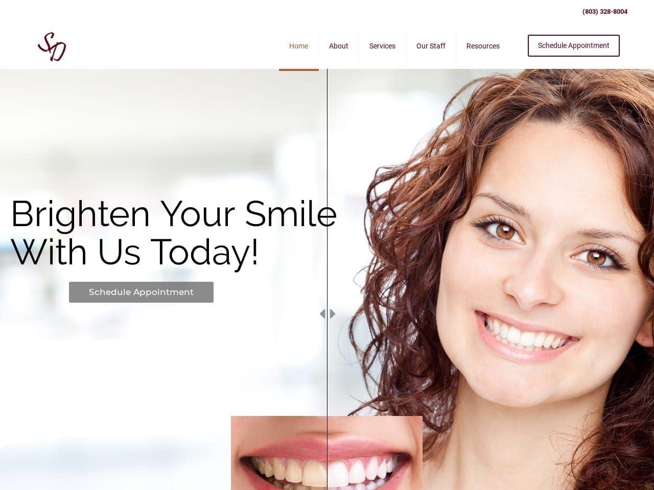 Shiland Dentistry Website Screenshot from shilanddentistry.com
