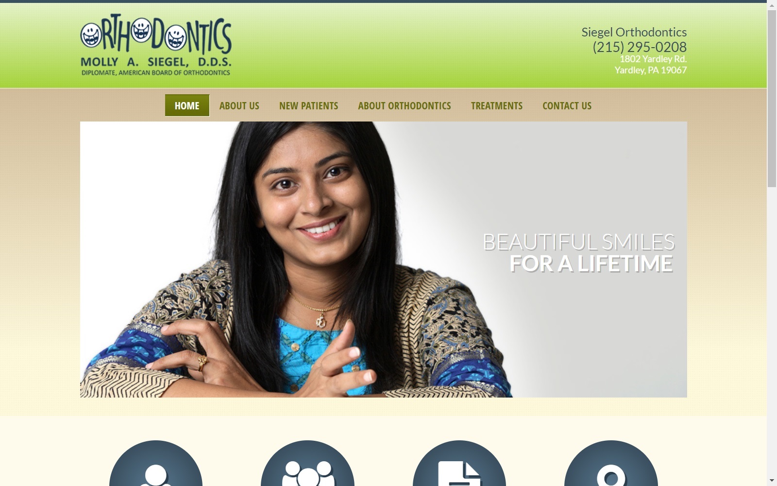 siegelorthodontics.com screenshot