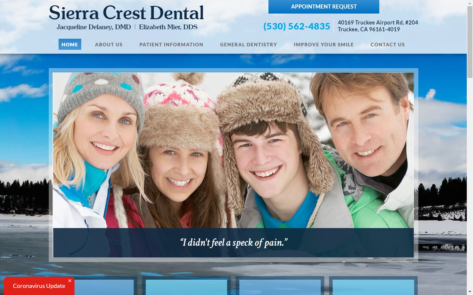 sierracrestdental.com screenshot