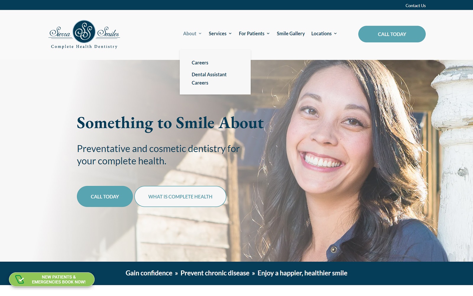 sierrasmiles.com screenshot