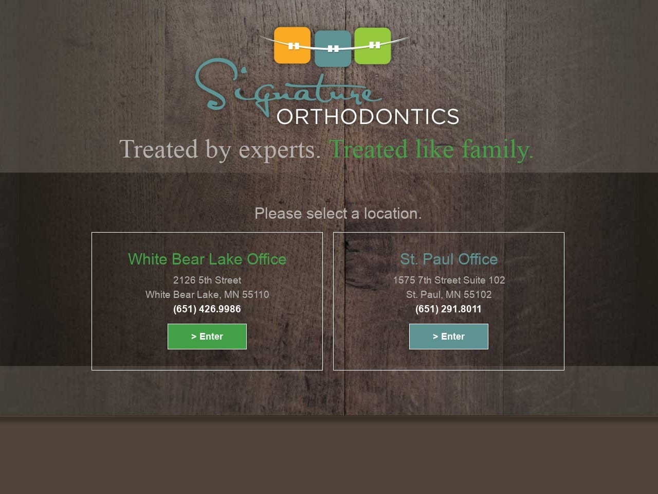 Signature Orthodontics Website Screenshot from signaturesmilesmn.com