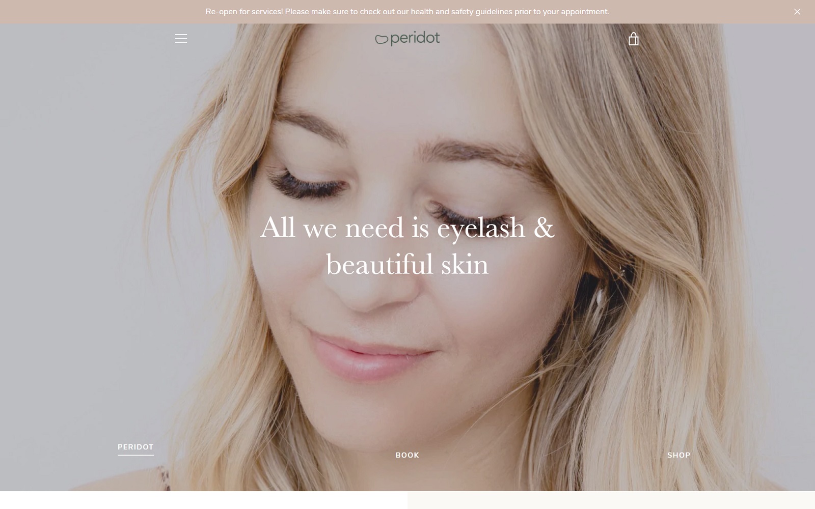 skincareperidot.com screenshot