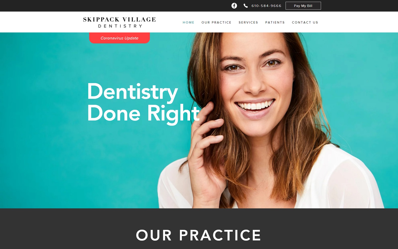 skippackvillagedentistry.com screenshot