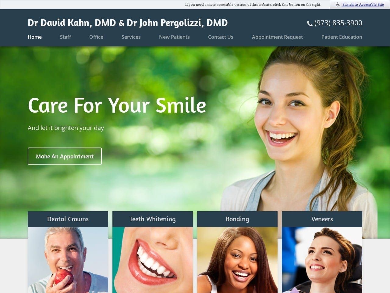 Kahn David O DDS Website Screenshot from skyline-dental.com