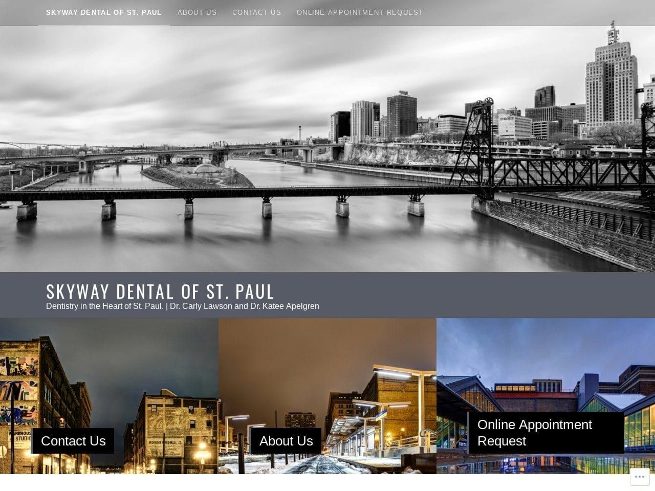 Skyway Dental of St Paul Website Screenshot from skywaydentalofstpaul.com