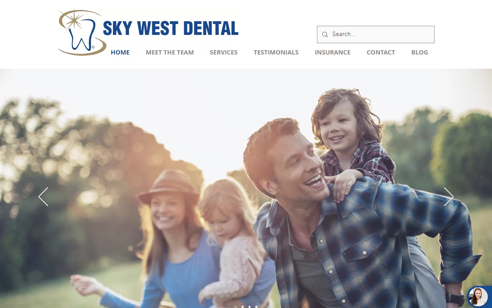 skywestdental.com screenshot