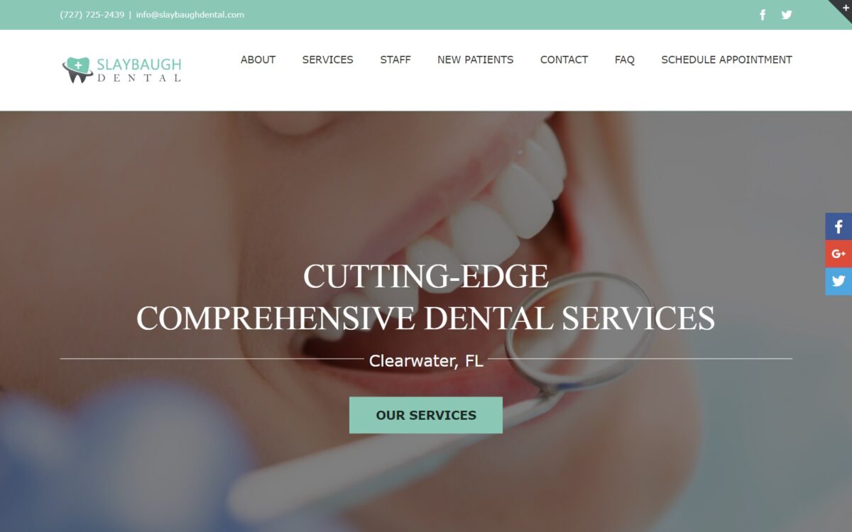 slaybaughdentalcare.com screenshot