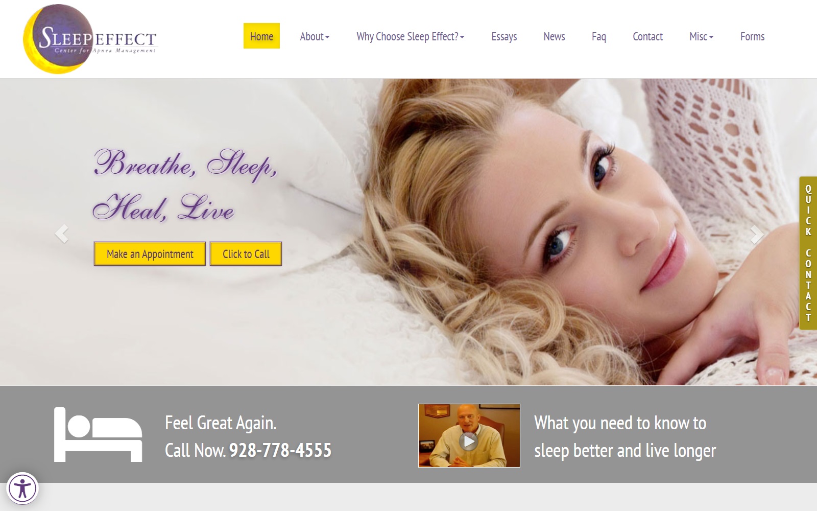 sleepeffect.com screenshot