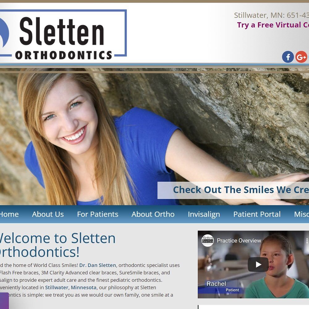 slettenortho.com screenshot