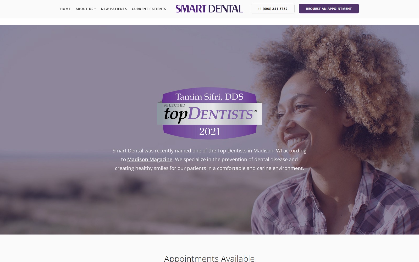 smartdentalmadison.com screenshot