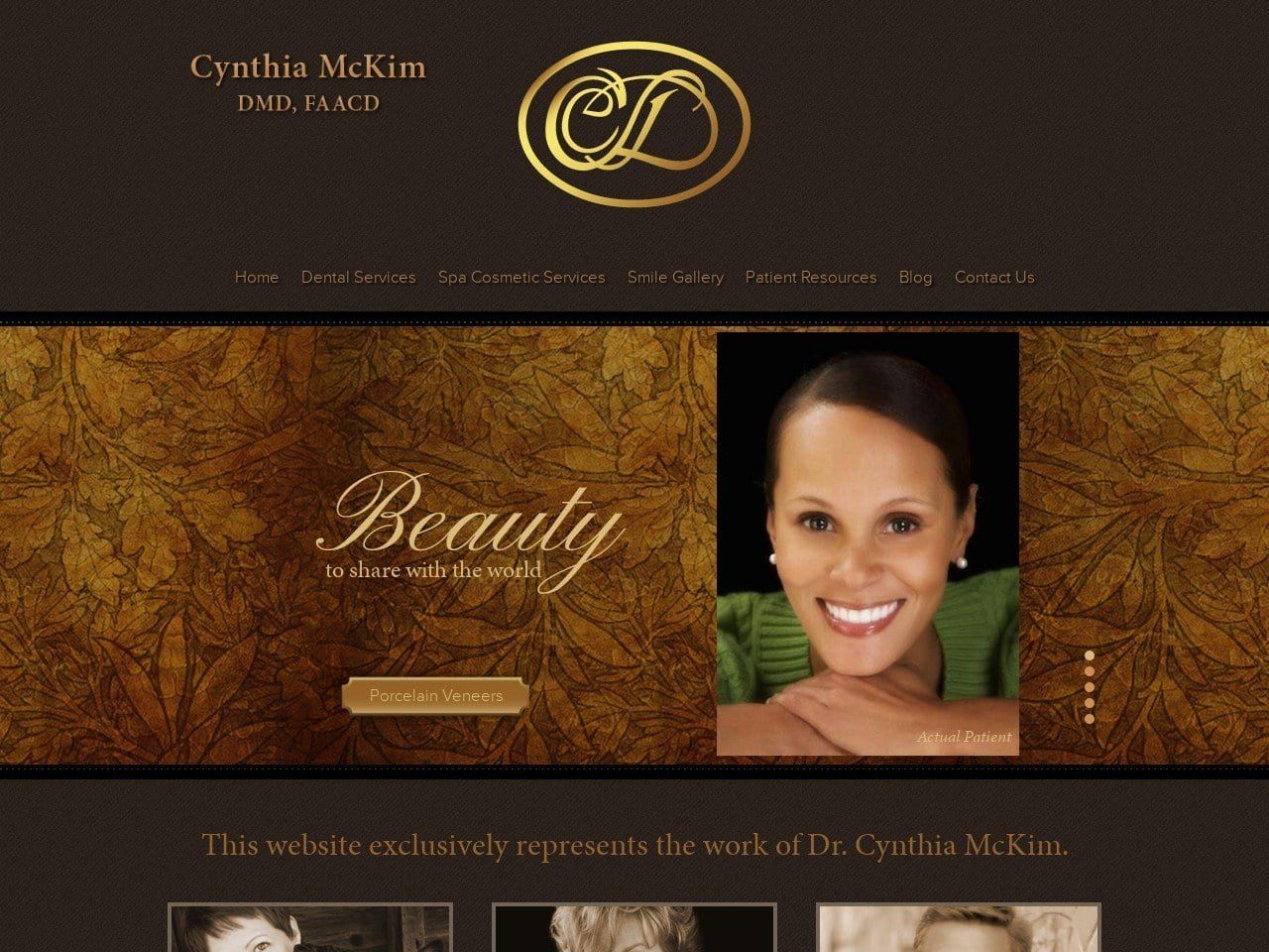 Boise Center For Cosmetic Dentist Website Screenshot from smileatme.com