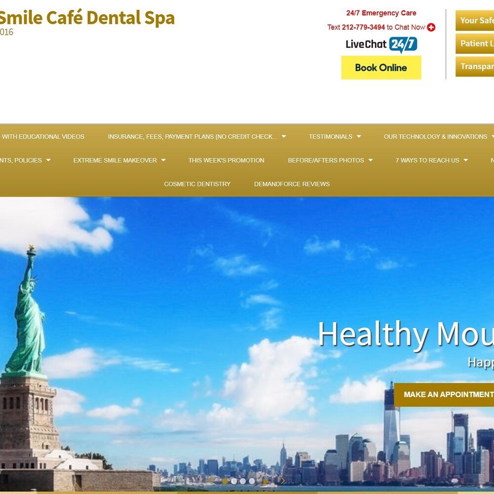 smilecafeny.com screenshot