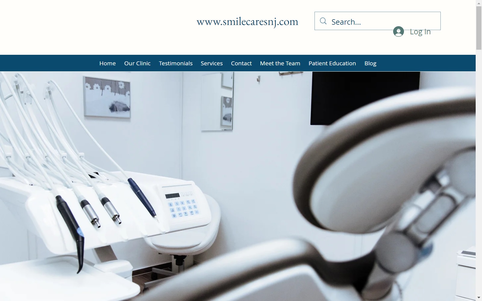 smilecaresnj.com screenshot