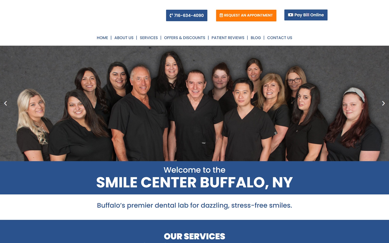 smilecenterny.com screenshot