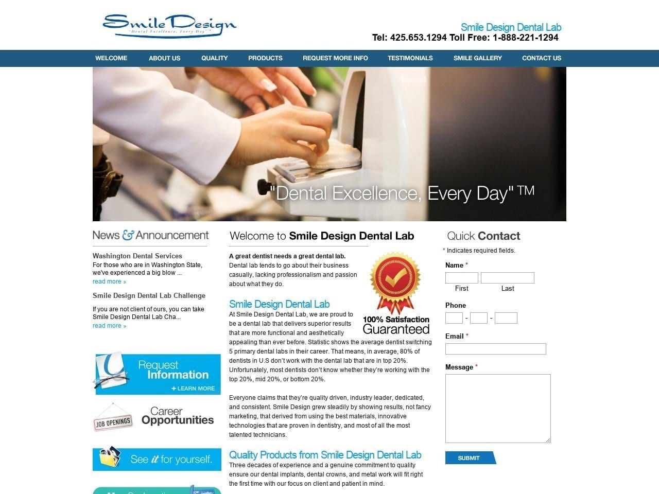 Smile  Designdl Website Screenshot from smiledesigndl.com