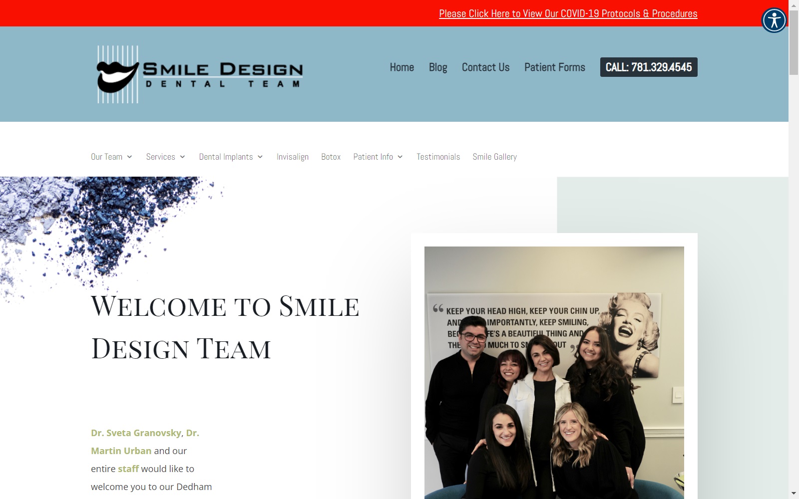 smiledesignteam.com screenshot