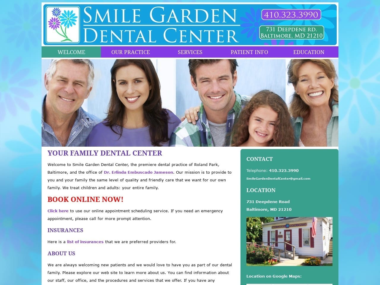 Slotke Craig E DDS Website Screenshot from smilegardendentalcenter.com