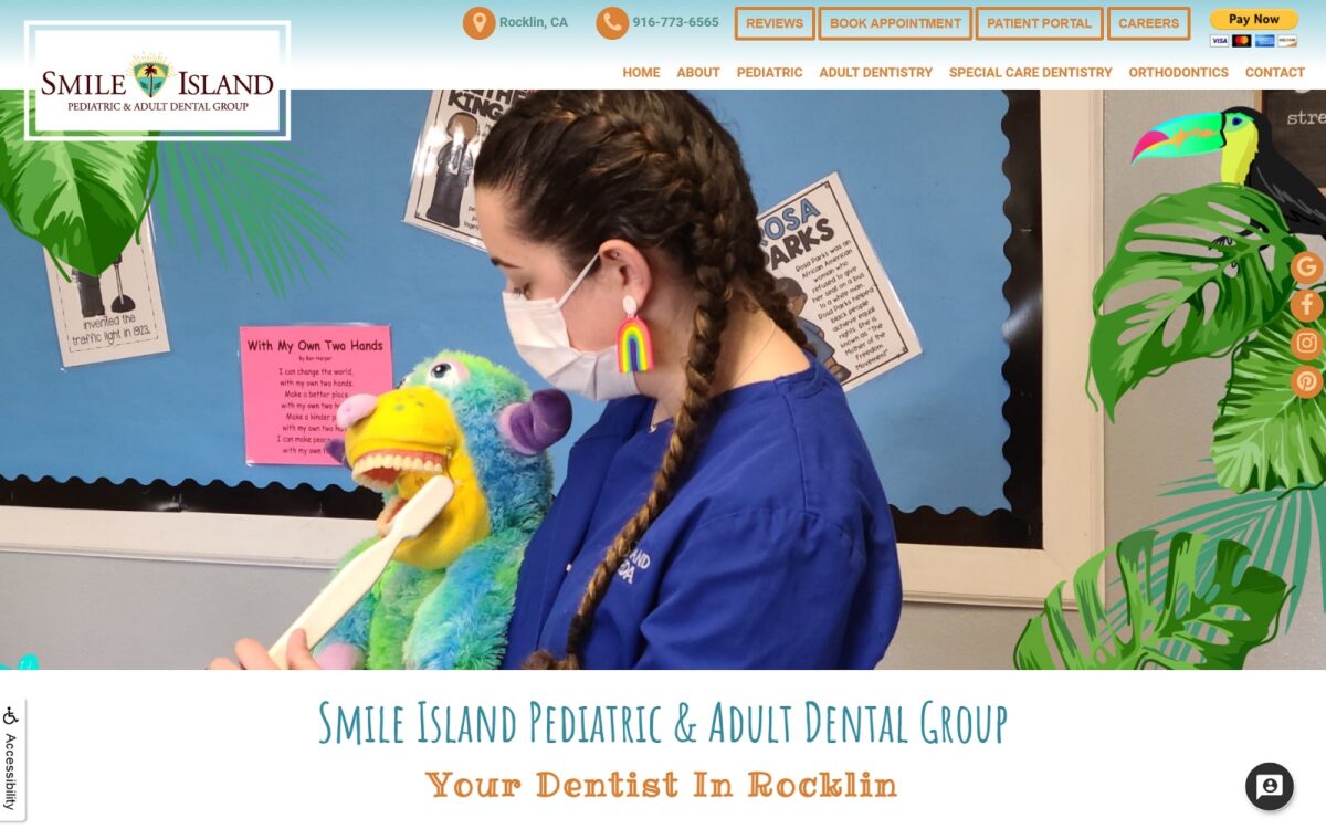 smileislanddentalgroup.com screenshot