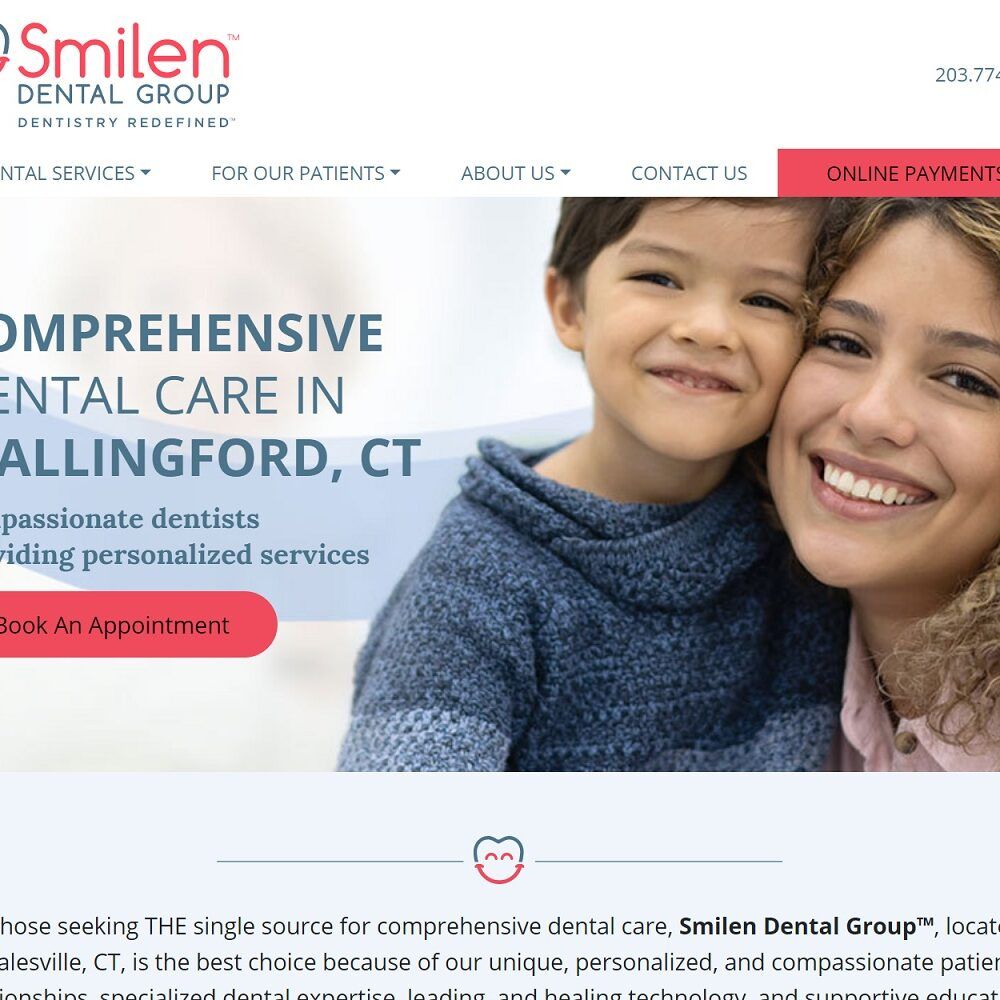smilendentalgroup.com screenshot