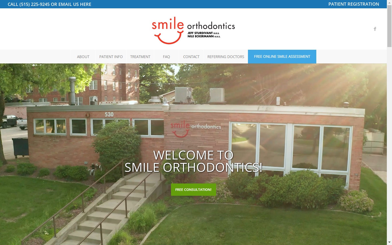 smileorthodontics.com screenshot