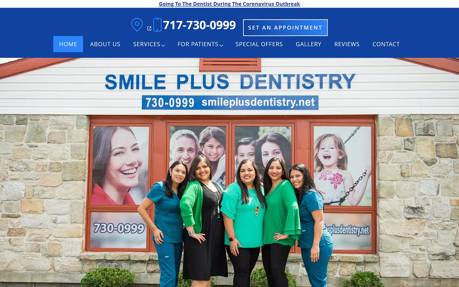 smileplusdentistry.net screenshot