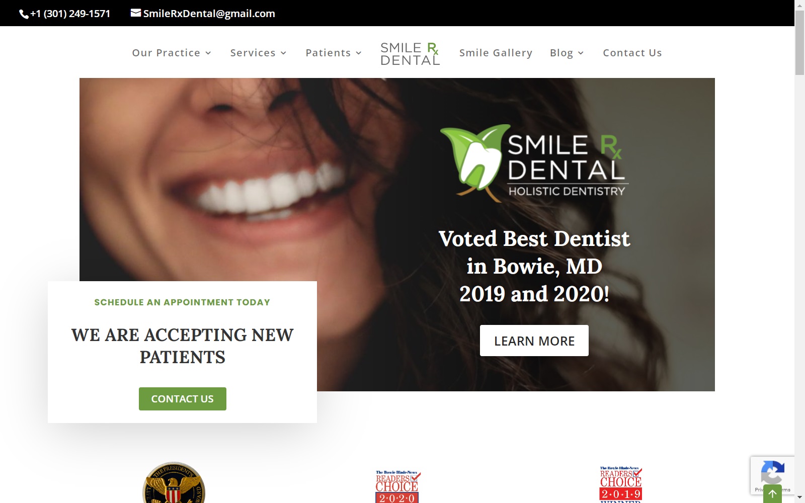 smilerxdental.com screenshot