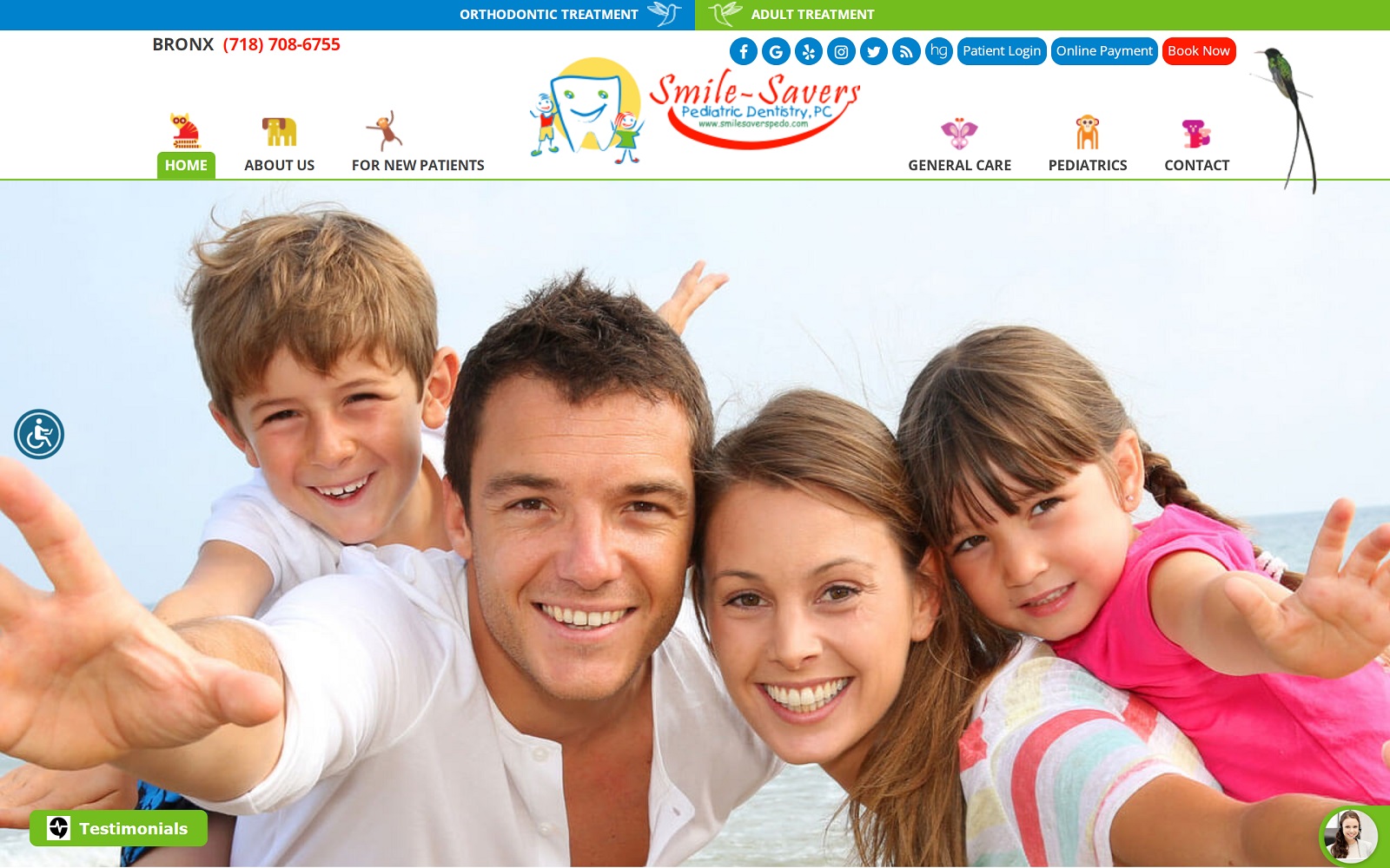 smilesaverspedo.com screenshot